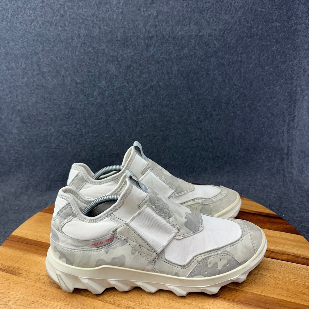 ECCO Fluidform MX Low Outdoor Nubuck Sneakers "White Camo" Women's 8.5